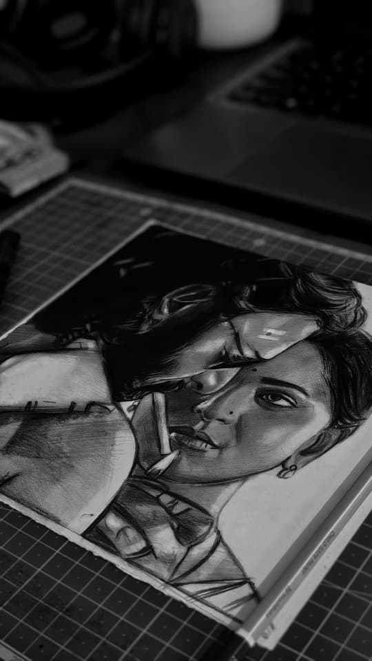 Pencil Sketches by Abishek, piece 2